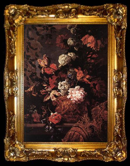 framed  MONNOYER, Jean-Baptiste Flowers af67, ta009-2